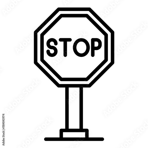 Stop Sign Icon