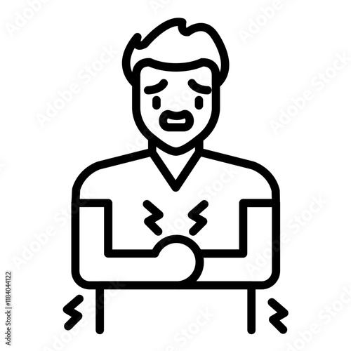Abdominal Pain Icon