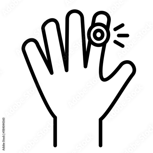 Finger Pain Icon