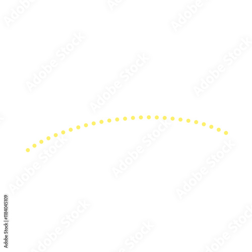 Yellow Dotted Line 