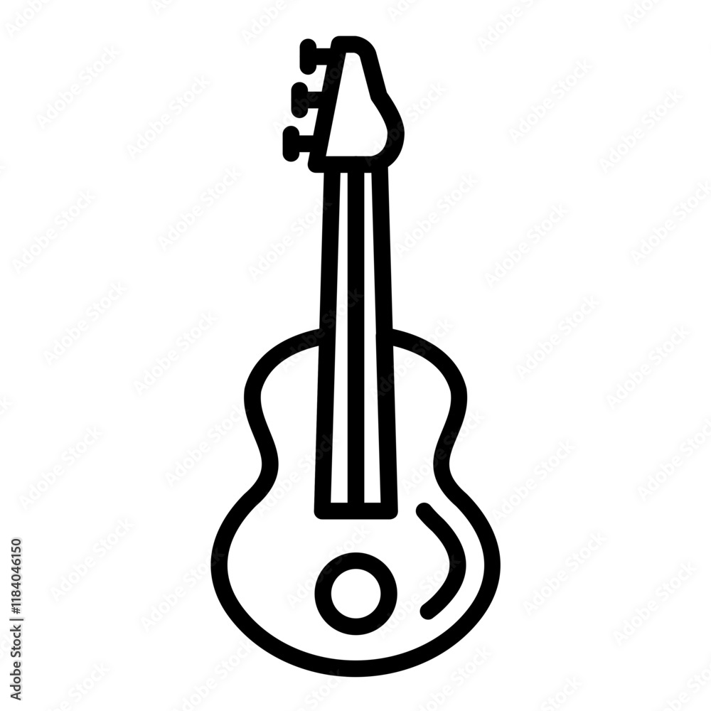 Fototapeta premium Guitar Solo Icon