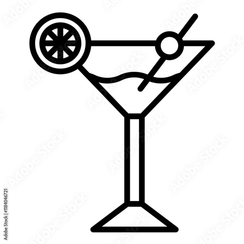 Cruise Cocktail Icon