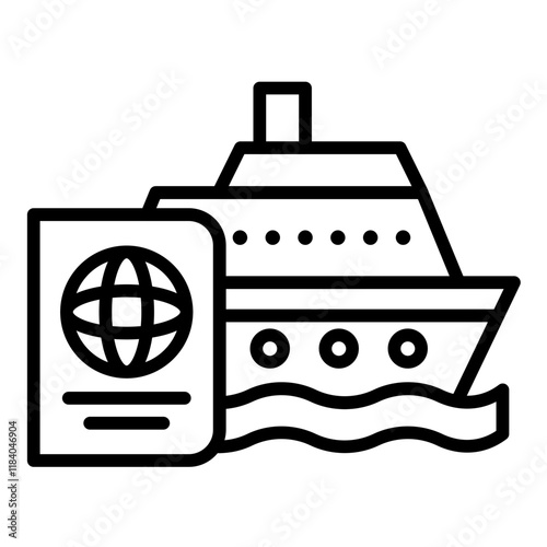 Cruise Passport Icon