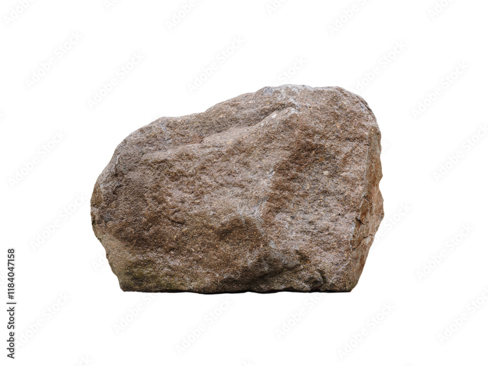 wet granite stone isolated on white background wet granite stone isolated on white background
