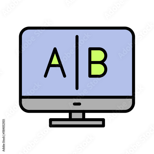 AB Testing Icon Design