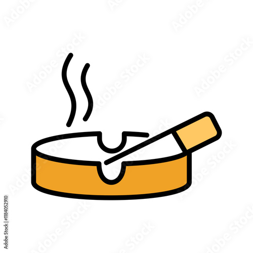Ashtray Icon Design
