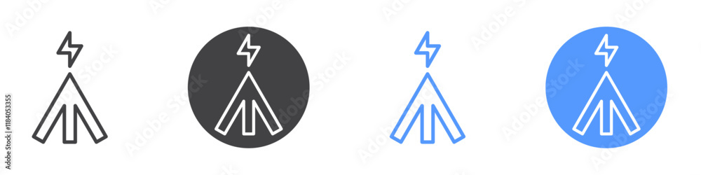 Aimscid icon vector symbol outline sign