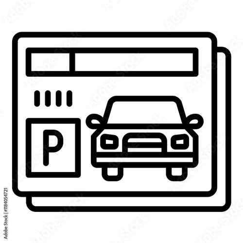 Parking Permit Icon