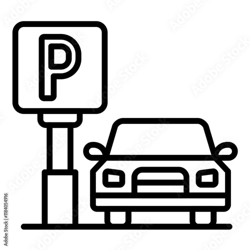Street Parking Icon