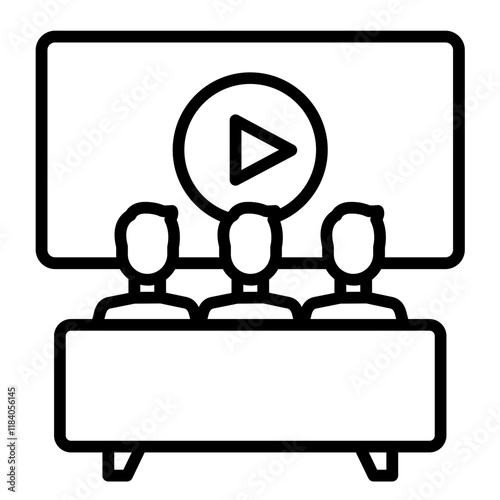 Movie Night Icon