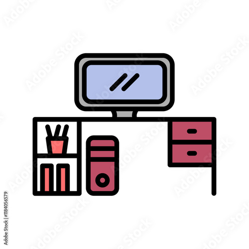 Work Table Icon Design