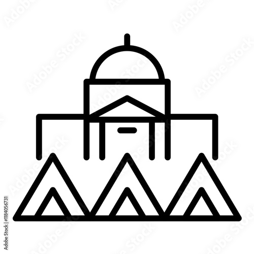 Protest Tent Icon