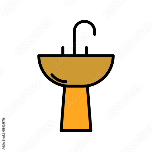 Washbasin Icon Design