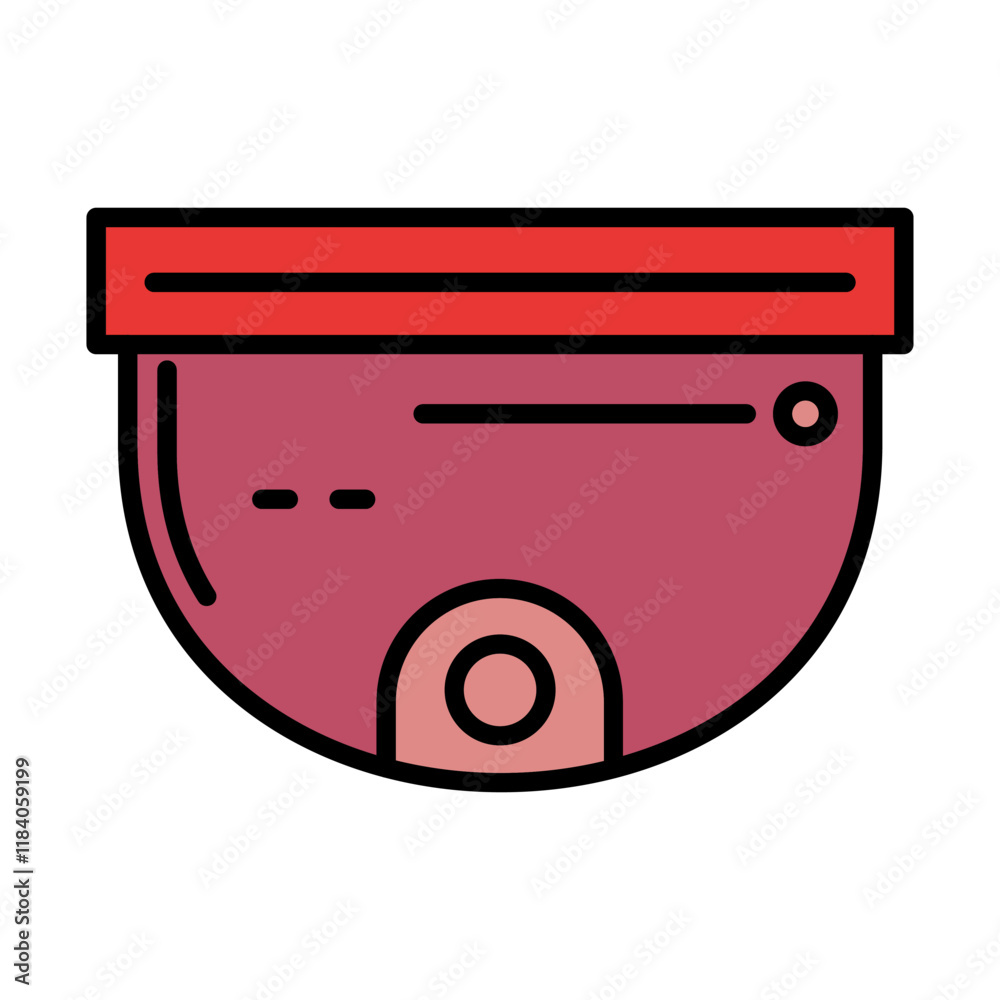 Security Camera Icon Design