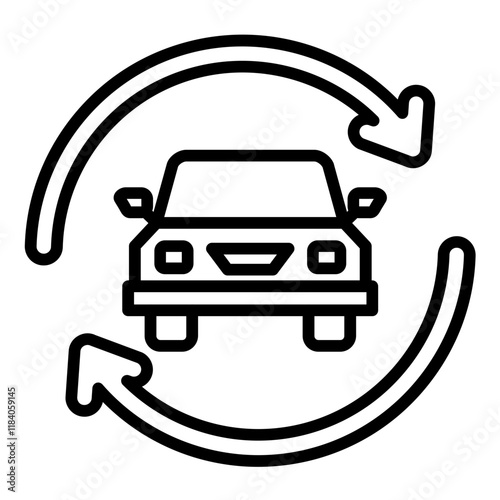 Upcycled Car Icon