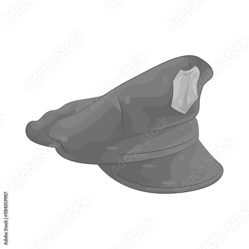 Illustration of Police Hat