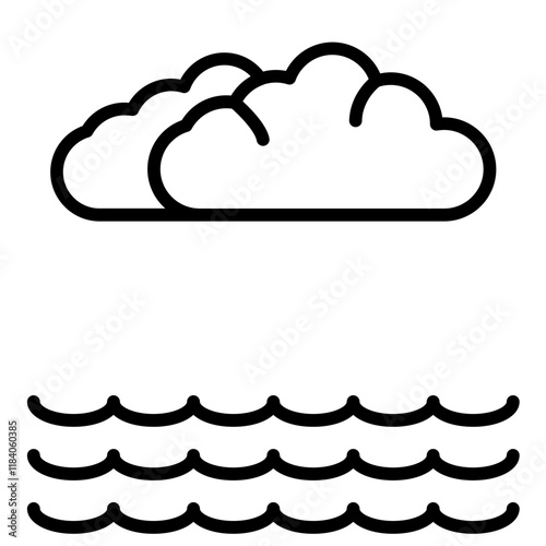 Monsoon Rainfall Icon