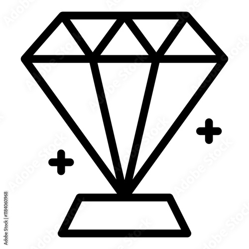 Diamond Trophy Icon