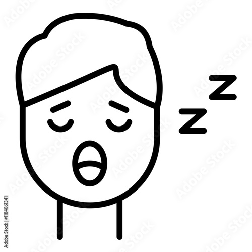 Sleepy Face Icon