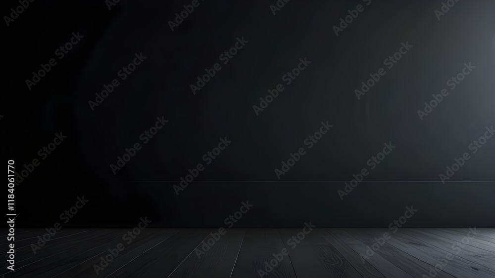 Abstract background. The studio space is empty. With a smooth and soft black color. Generative AI Abstract background. The studio space is empty. With a smooth and soft black color. Generative AI