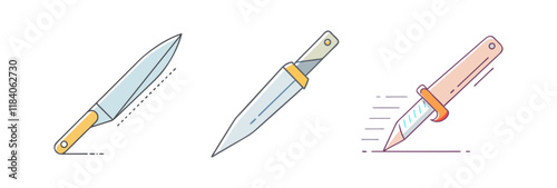 letter opener vector icon, office vector illustration - simple illustration of letter opener perfect for logos, and office-themed designs.