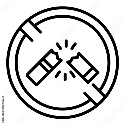 Smoking Cessation Program Icon