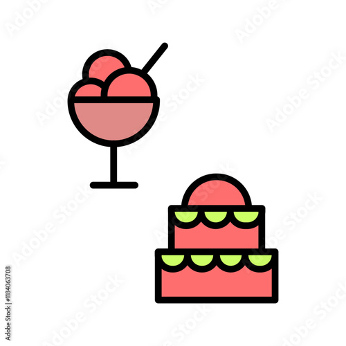 Festive Food Icon Design