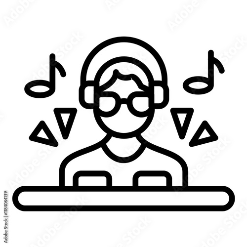 Nightclub DJ Icon