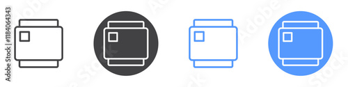 Vault icon vector symbol outline sign