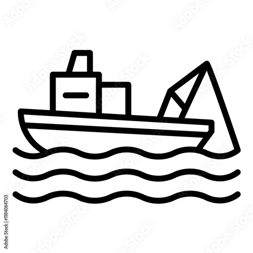 Fishing Boat Icon