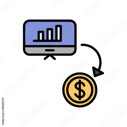 Money Flow Icon Design