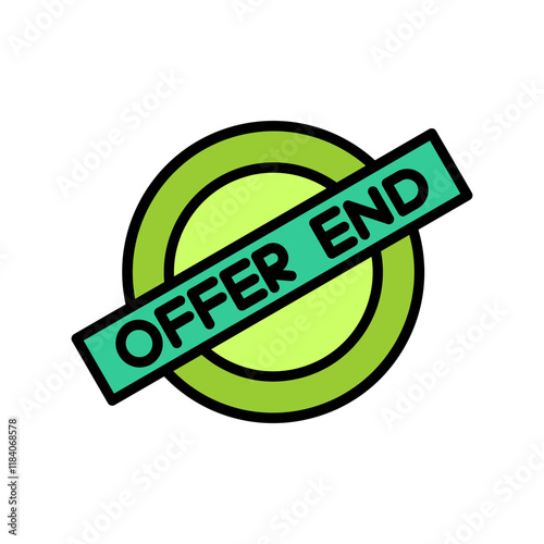 Offer End Icon Design