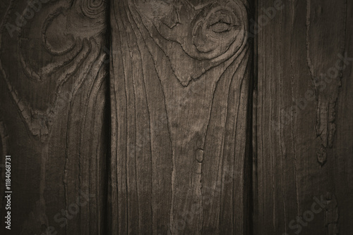 natural texture of burnt wood in design, background, texture for computer games, free space for text, screen saver, wallpapers, horizontal photo