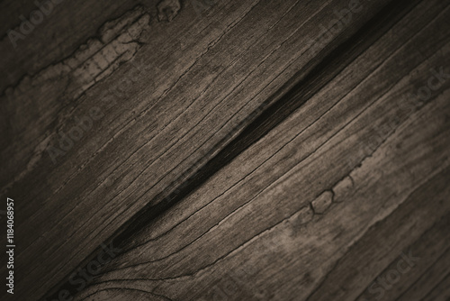 natural texture of burnt wood in design, background, texture for computer games, free space for text, screen saver, wallpapers, horizontal photo