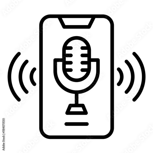 Voice Activation Icon