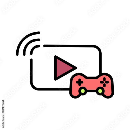 Gaming Streamer Icon Design