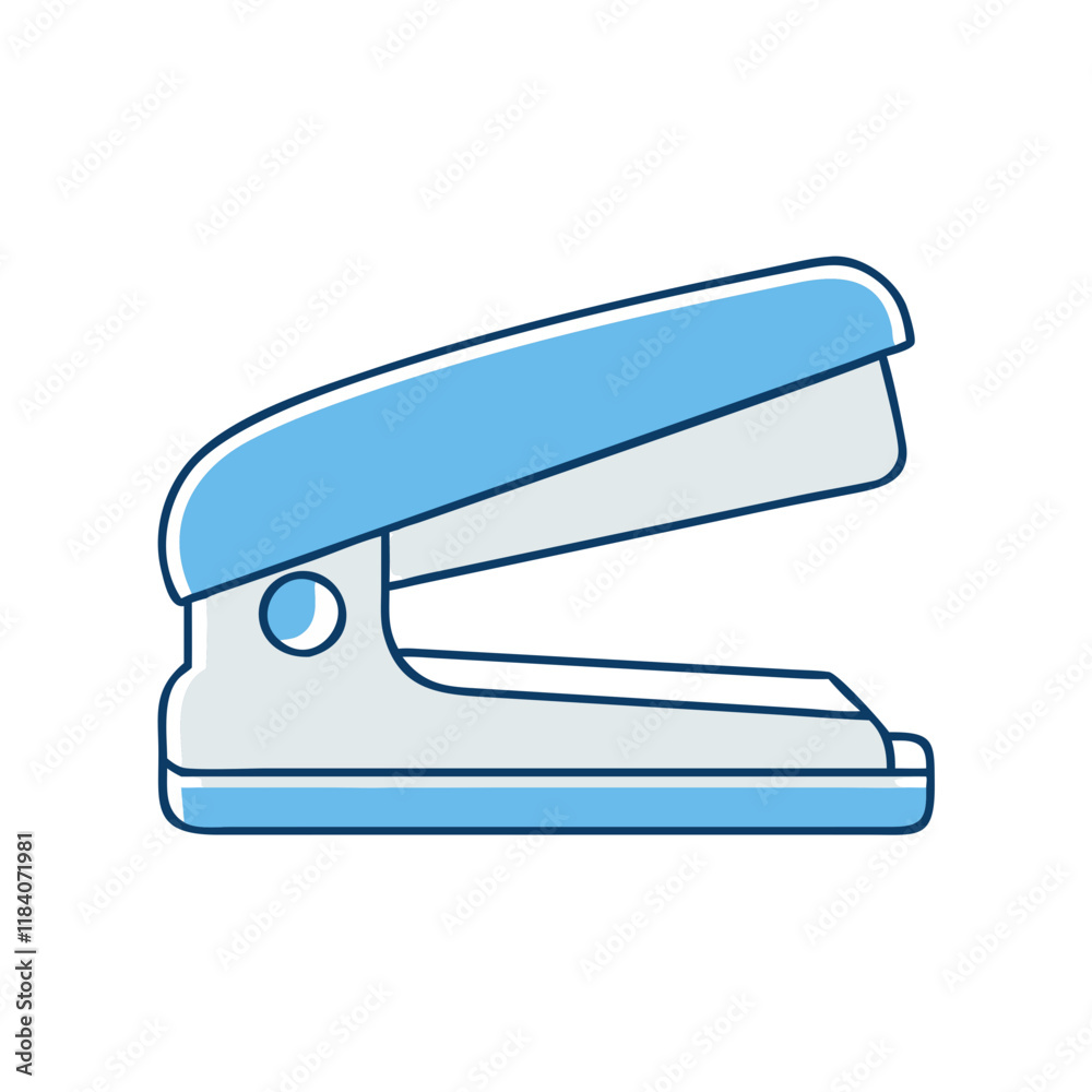 stapler vector icon, office vector illustration - simple illustration of stapler perfect for logos, and office-themed designs. stapler vector icon, office vector illustration - simple illustration of stapler perfect for logos, and office-themed designs.