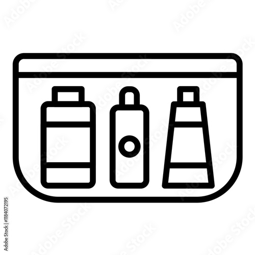 Travel Size Toiletries Icon