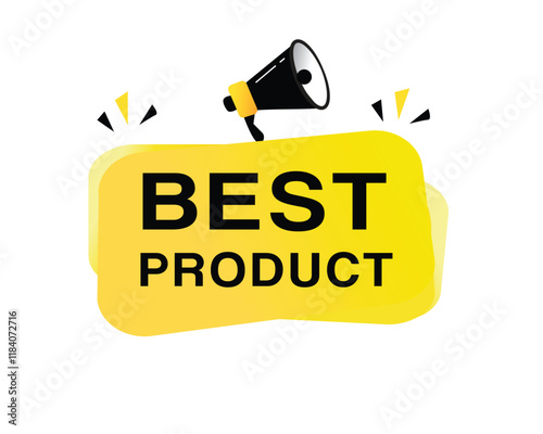 Best product vector banner or poster design on white background. Modern element design.