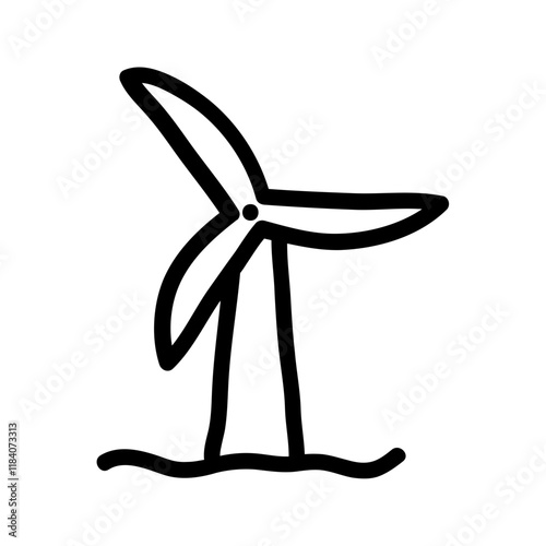 wind turbine isolated