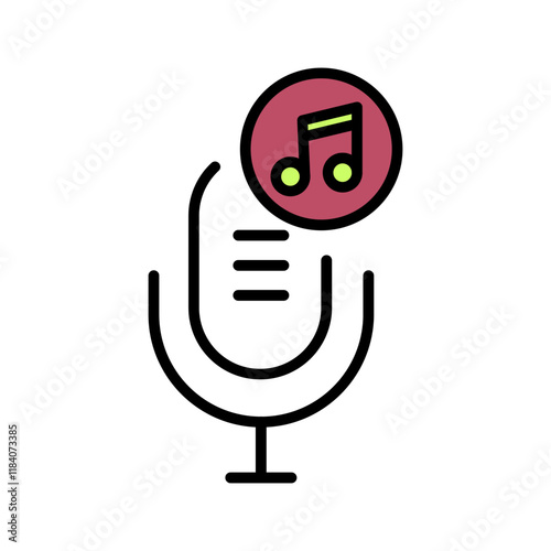 Podcast Playlist Icon Design