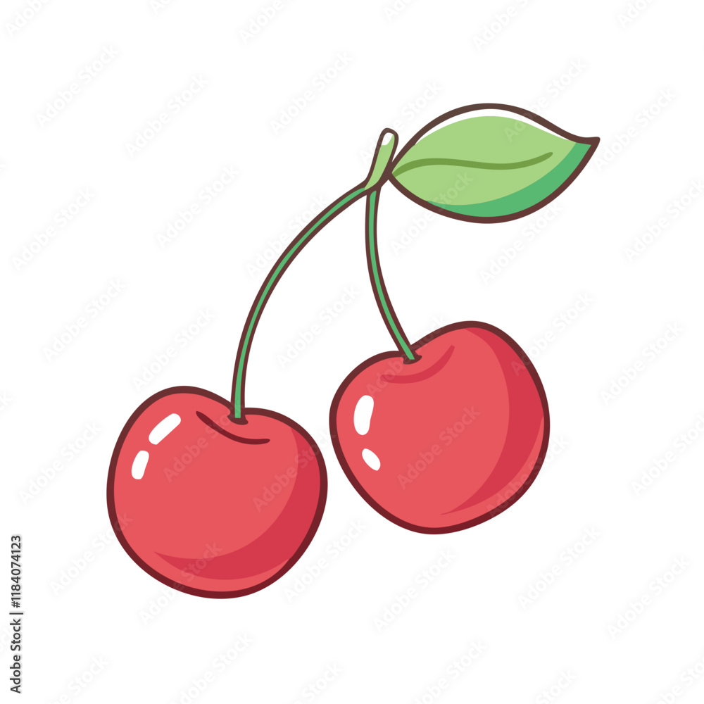 cherries vector icon, foods vector illustration - simple illustration of cherries perfect for logos, and foods-themed designs. cherries vector icon, foods vector illustration - simple illustration of cherries perfect for logos, and foods-themed designs.