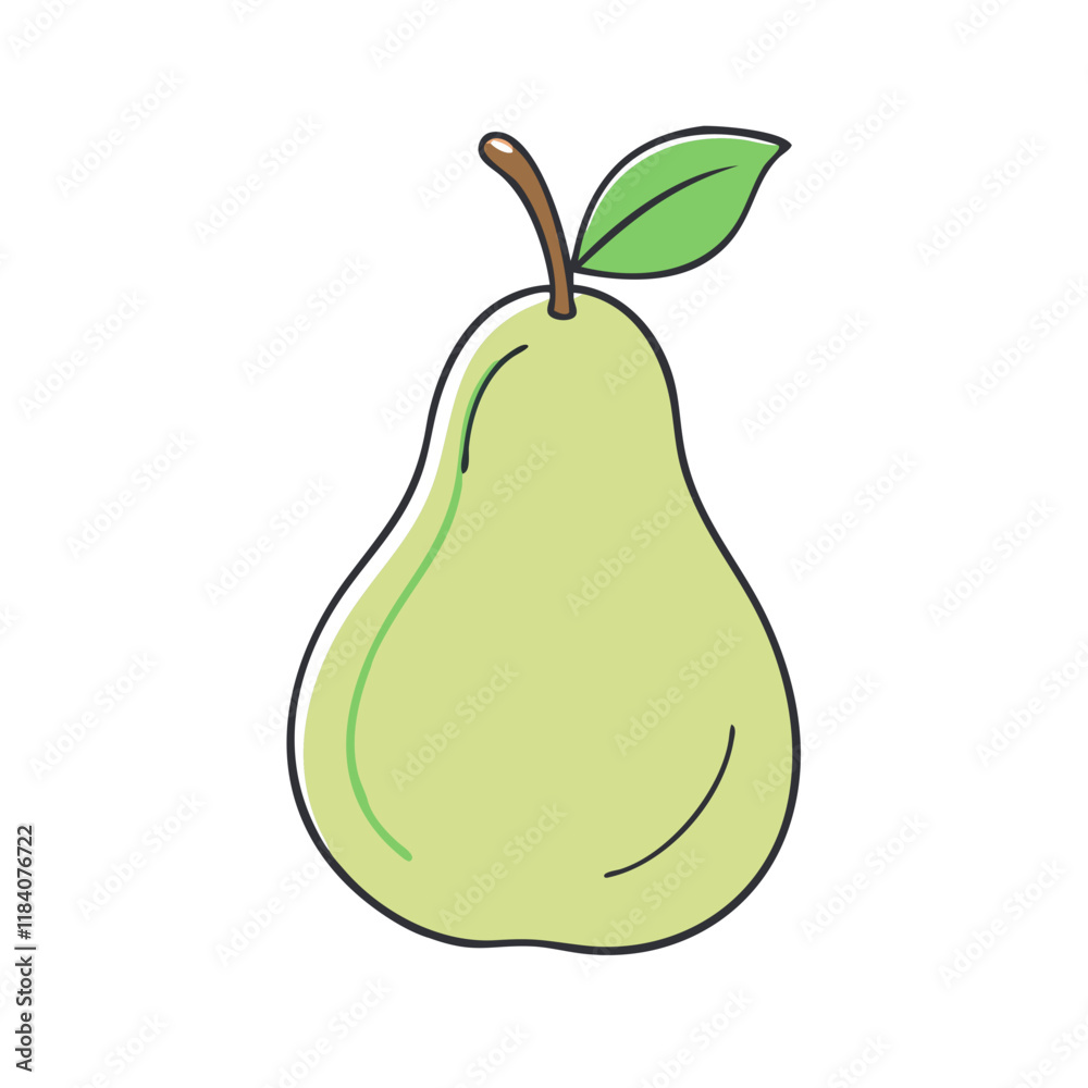 pear vector icon, foods vector illustration - simple illustration of pear perfect for logos, and foods-themed designs. pear vector icon, foods vector illustration - simple illustration of pear perfect for logos, and foods-themed designs.