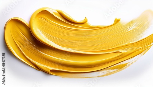 黄色いクリームテクスチャ