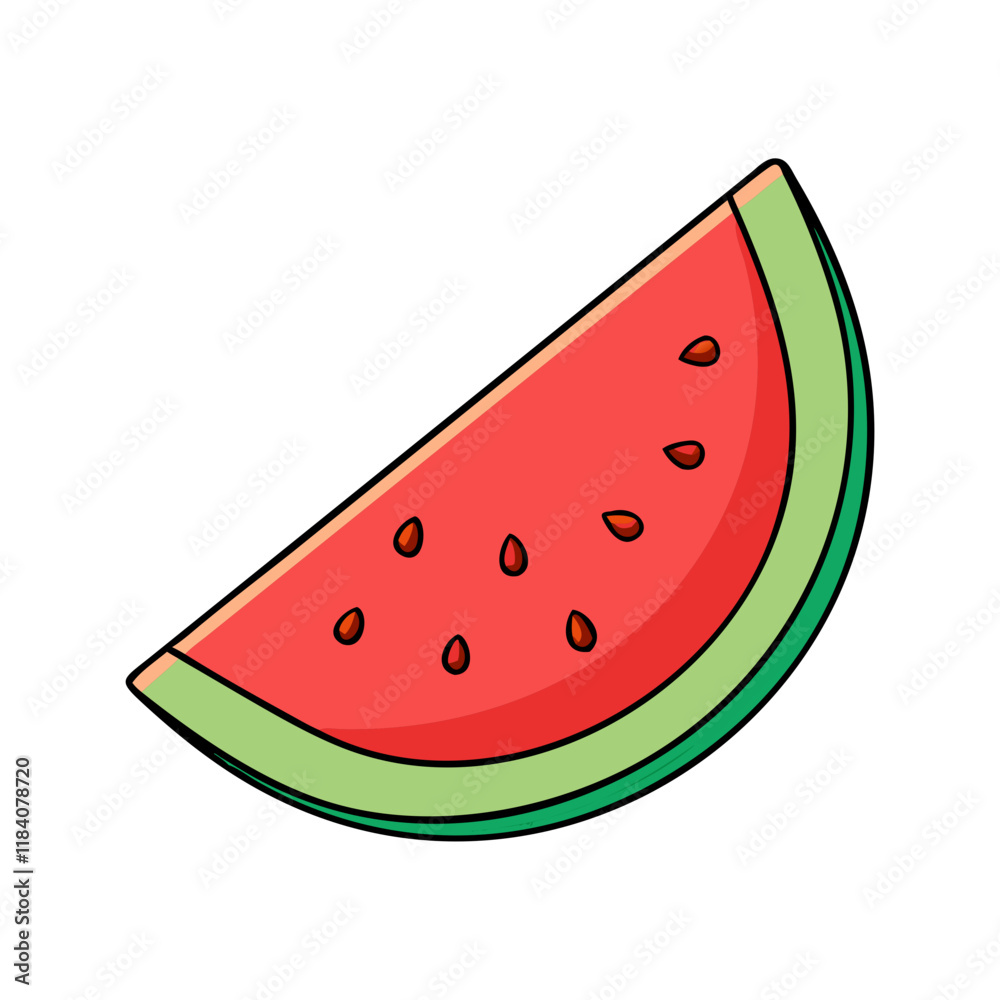 watermelon slice vector icon, foods vector illustration - simple illustration of watermelon slice perfect for logos, and foods-themed designs. watermelon slice vector icon, foods vector illustration - simple illustration of watermelon slice perfect for logos, and foods-themed designs.