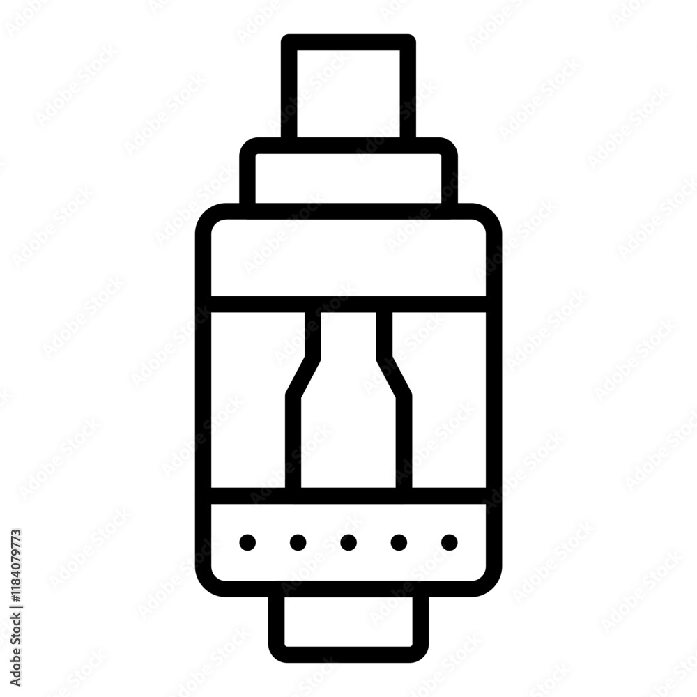 Obraz premium Vape Tank Icon
