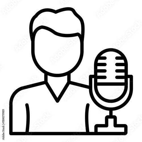 Podcast Host Icon