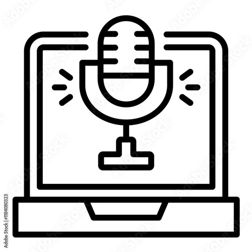 Podcast Editing Icon