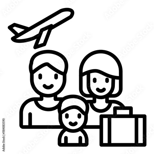 Family Vacation Icon