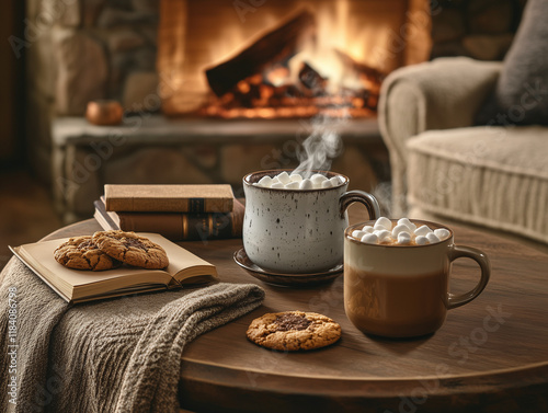 still life with coffee and cinnamon